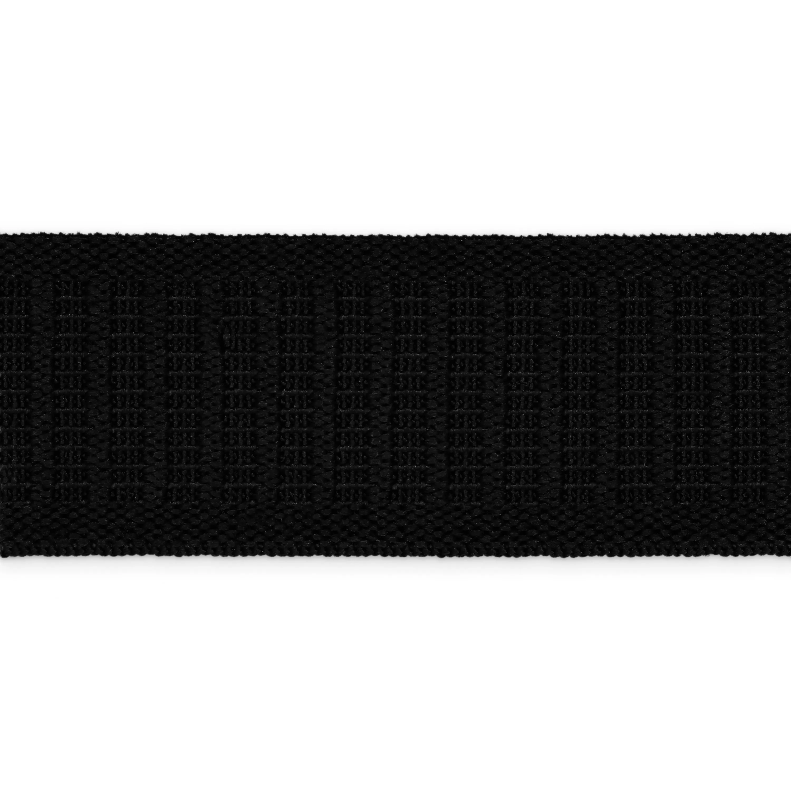 1" Non-Roll Elastic, Black