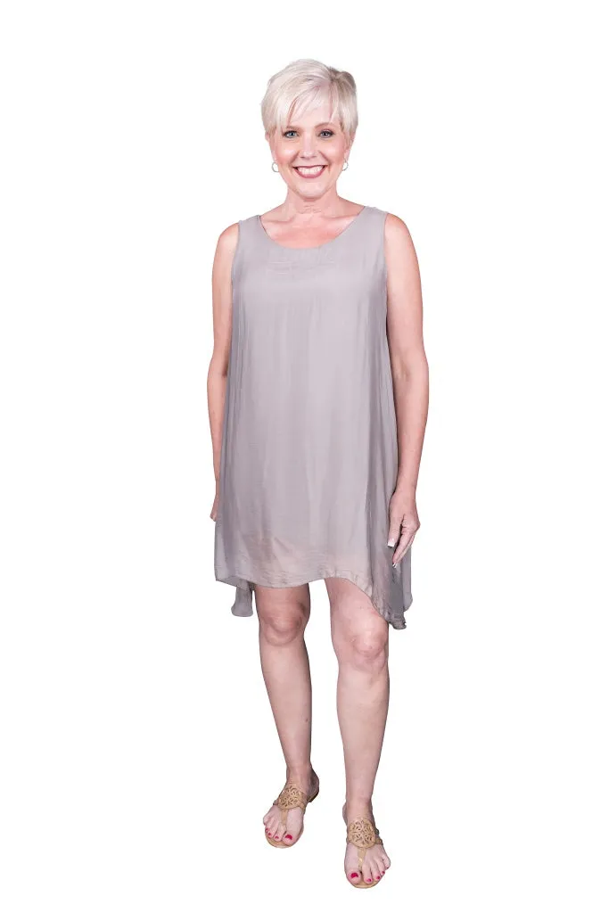 Adelyn Silk A-Line Dress (DT209)