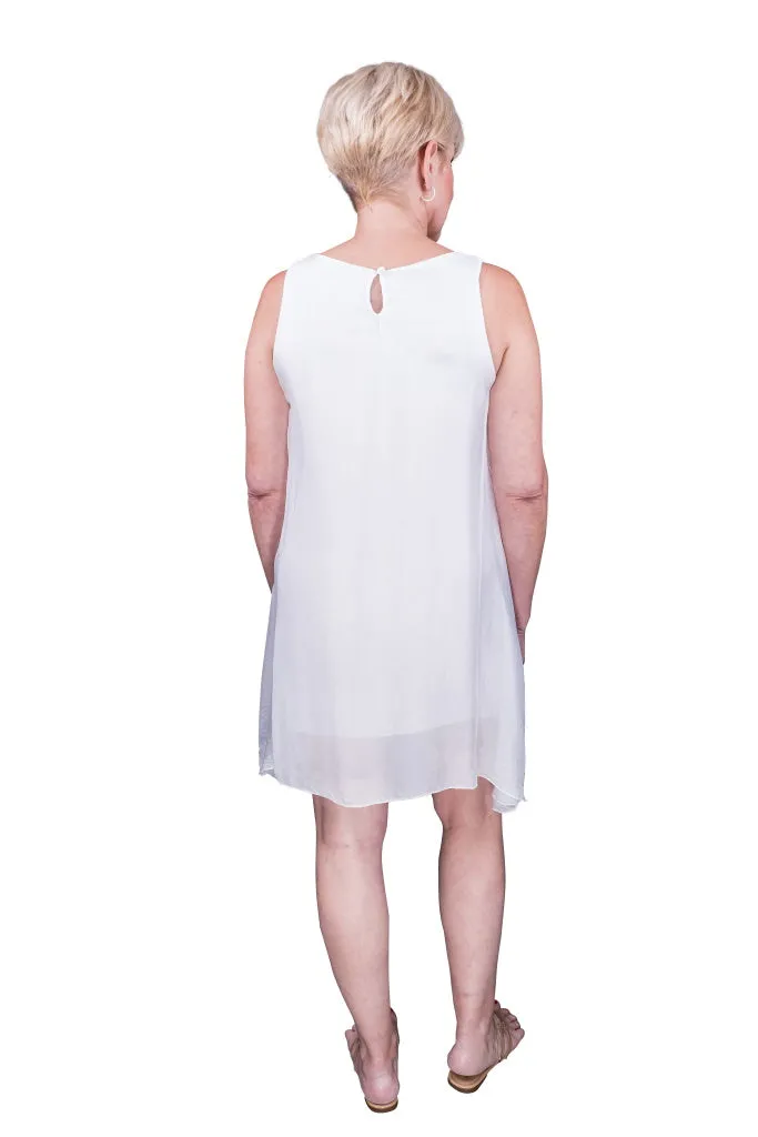 Adelyn Silk A-Line Dress (DT209)