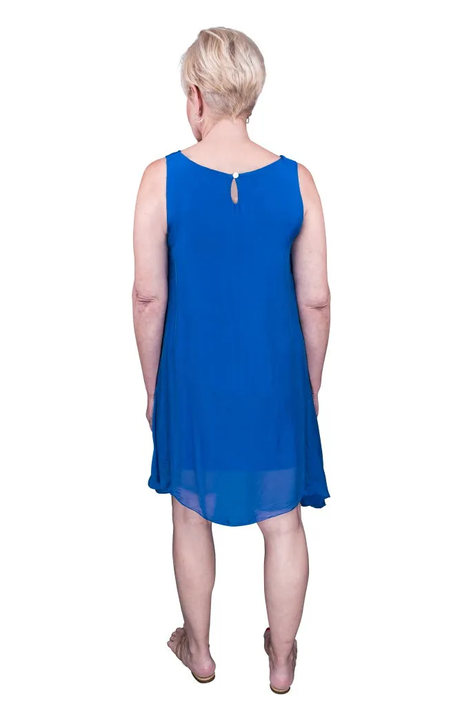 Adelyn Silk A-Line Dress (DT209)