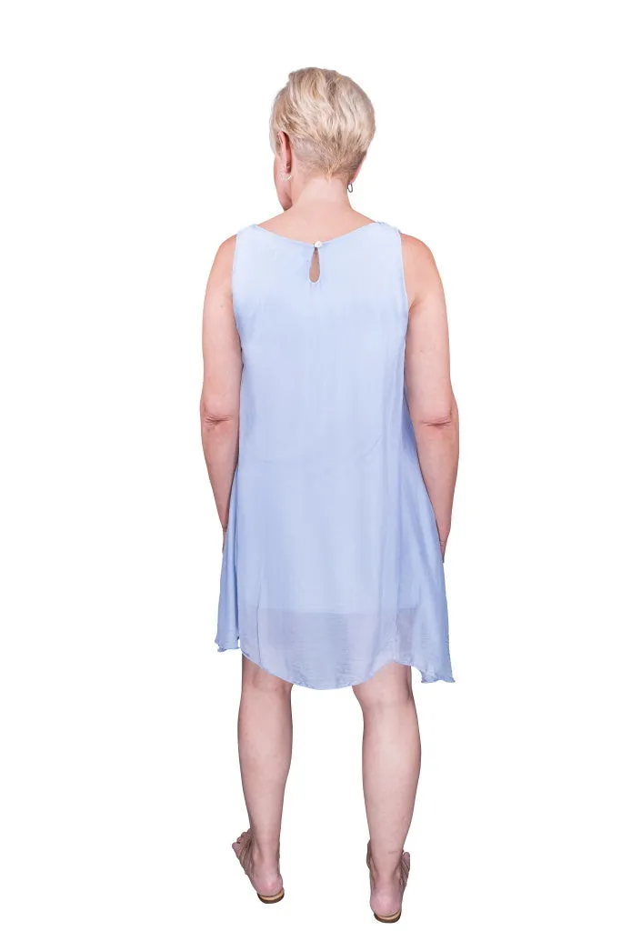 Adelyn Silk A-Line Dress (DT209)