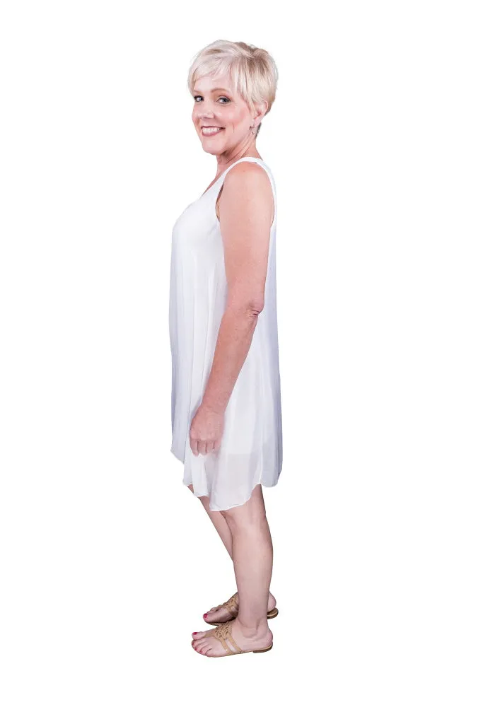 Adelyn Silk A-Line Dress (DT209)