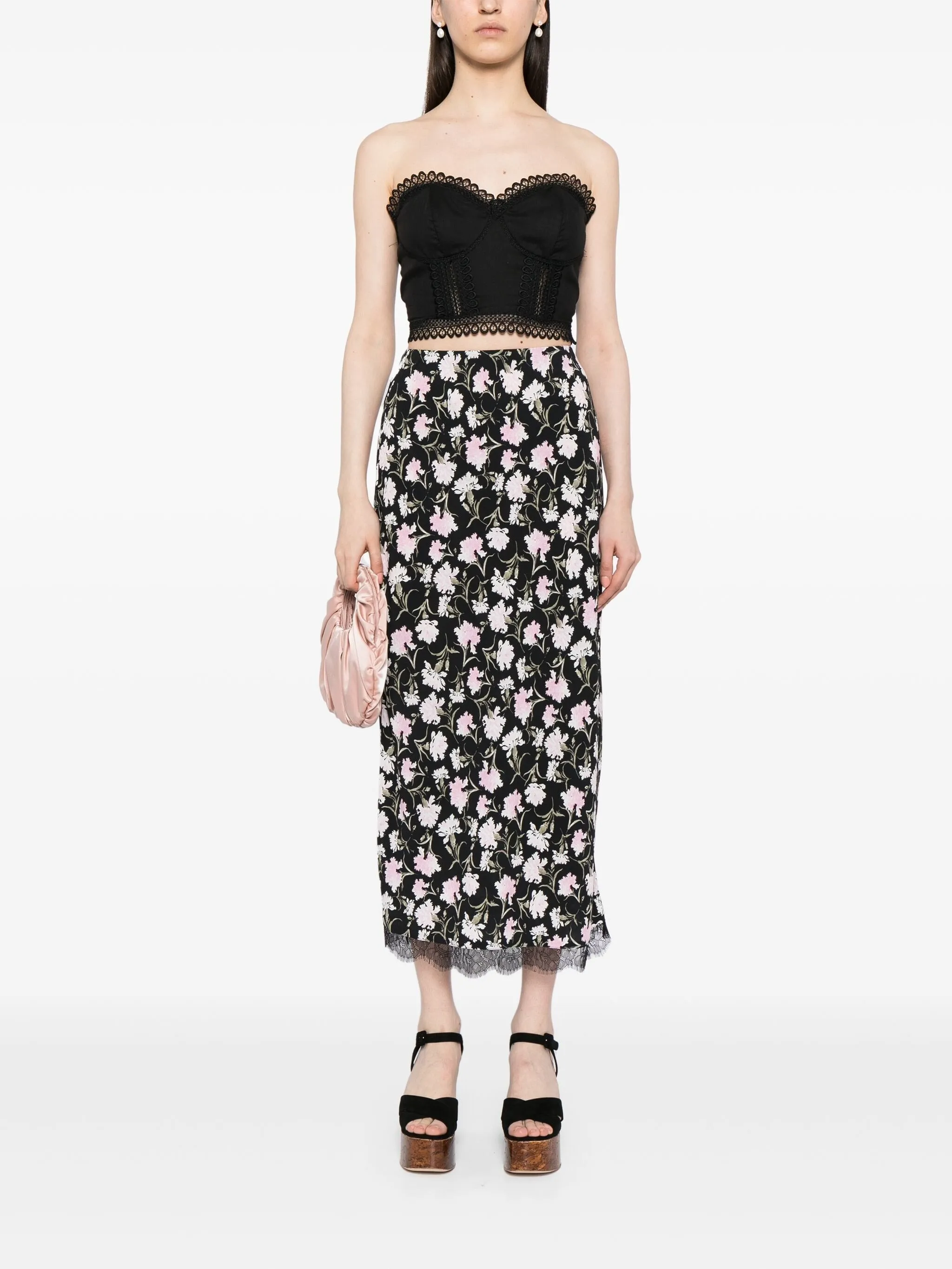 CASTLE FLORAL SKIRT