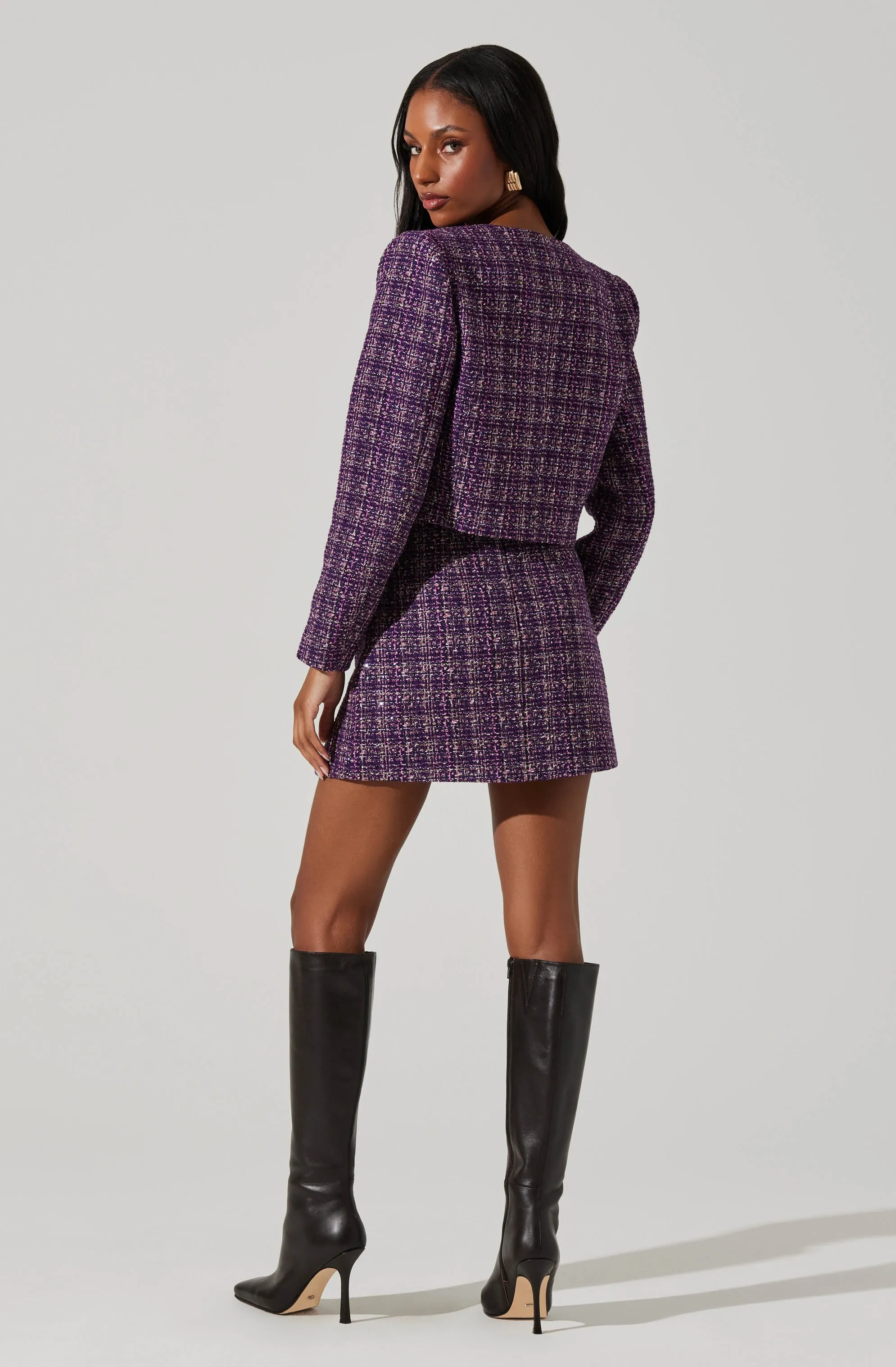 Covina Tweed Mini Skirt