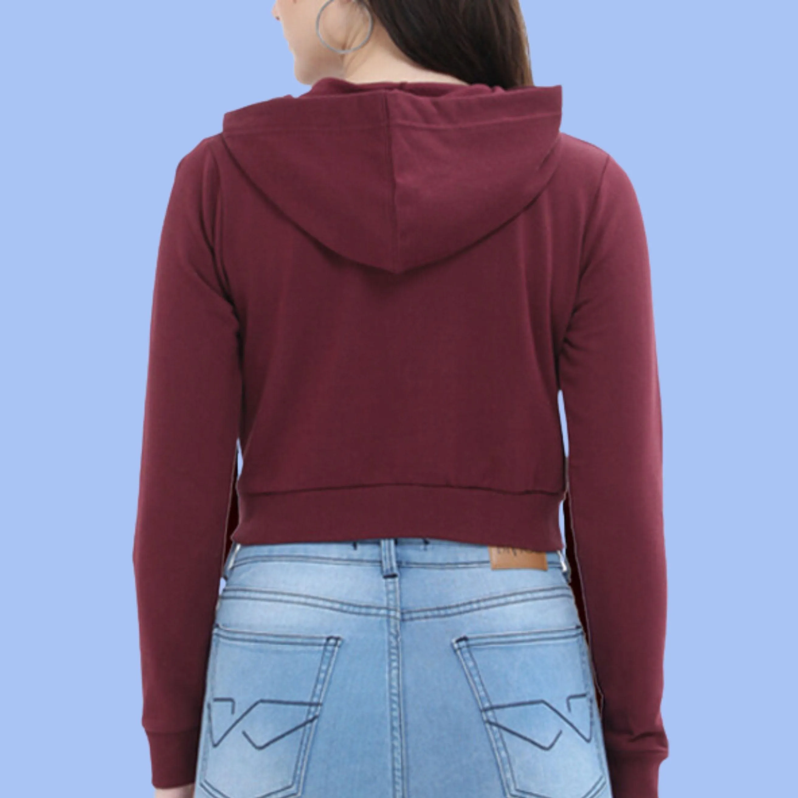 Cute Reader - Women's Crop Hoodies