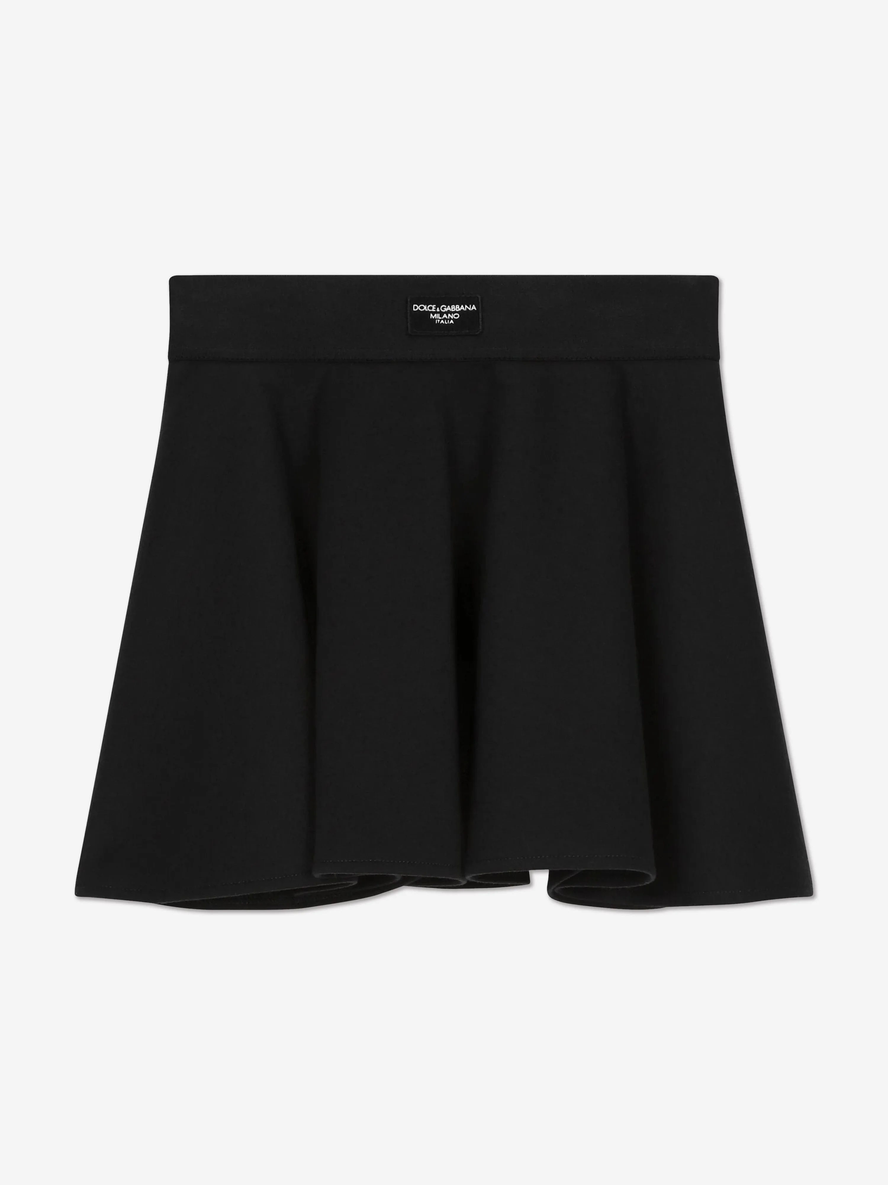 Dolce & Gabbana Girls Cotton Skirt in Navy