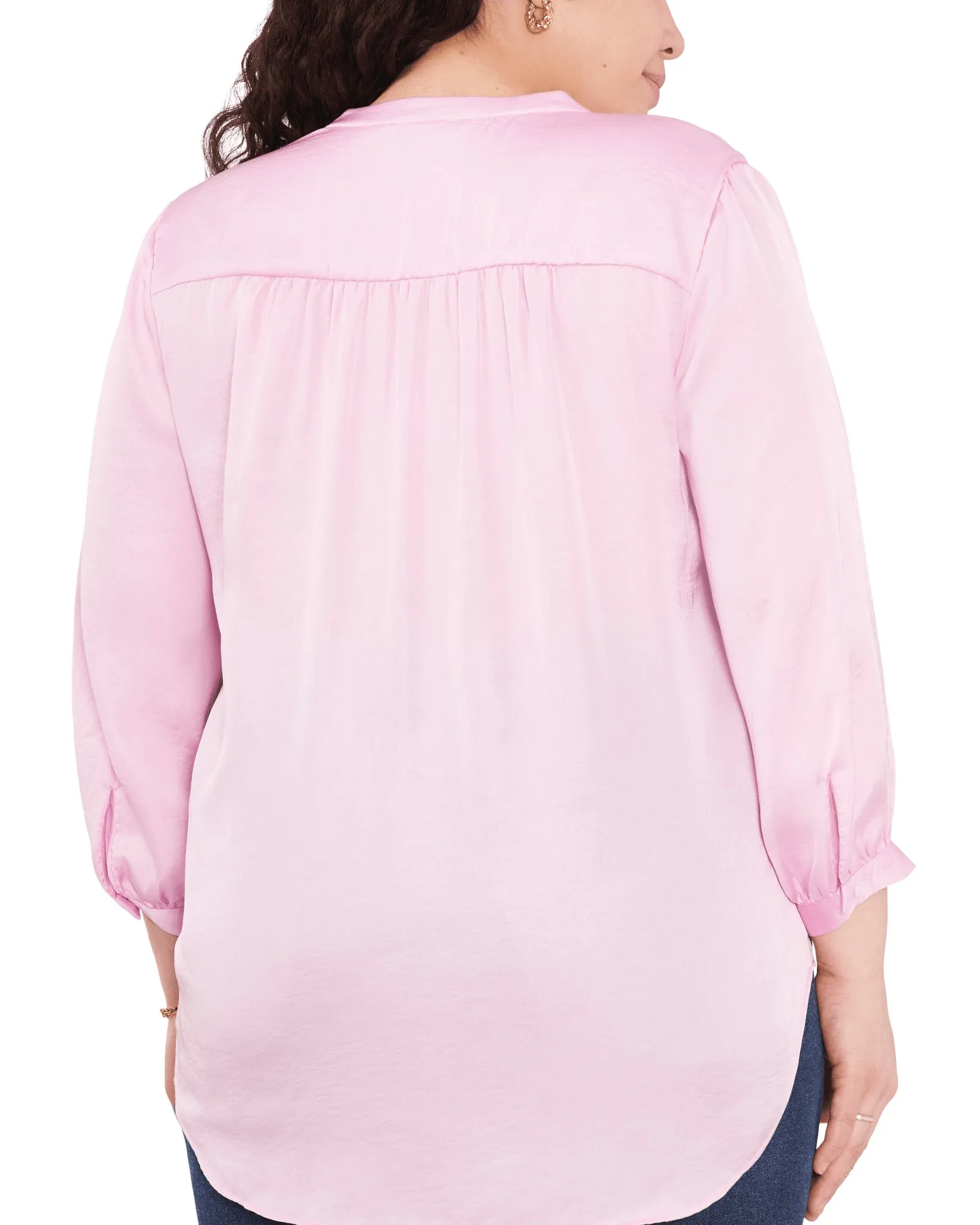 Everley V-Neck Blouse | PINK HORIZON