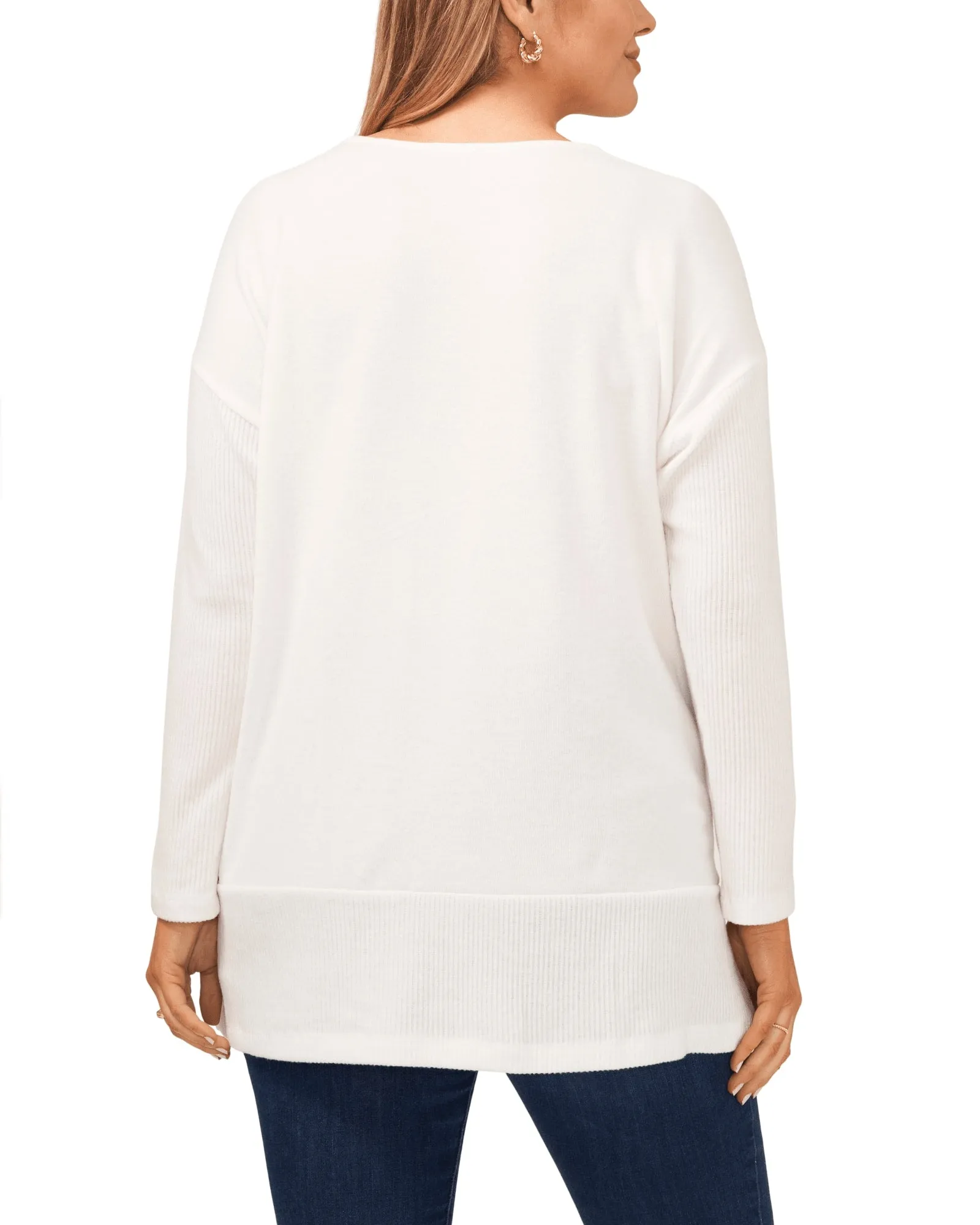 Gianna Tunic Sweater | NEW IVORY