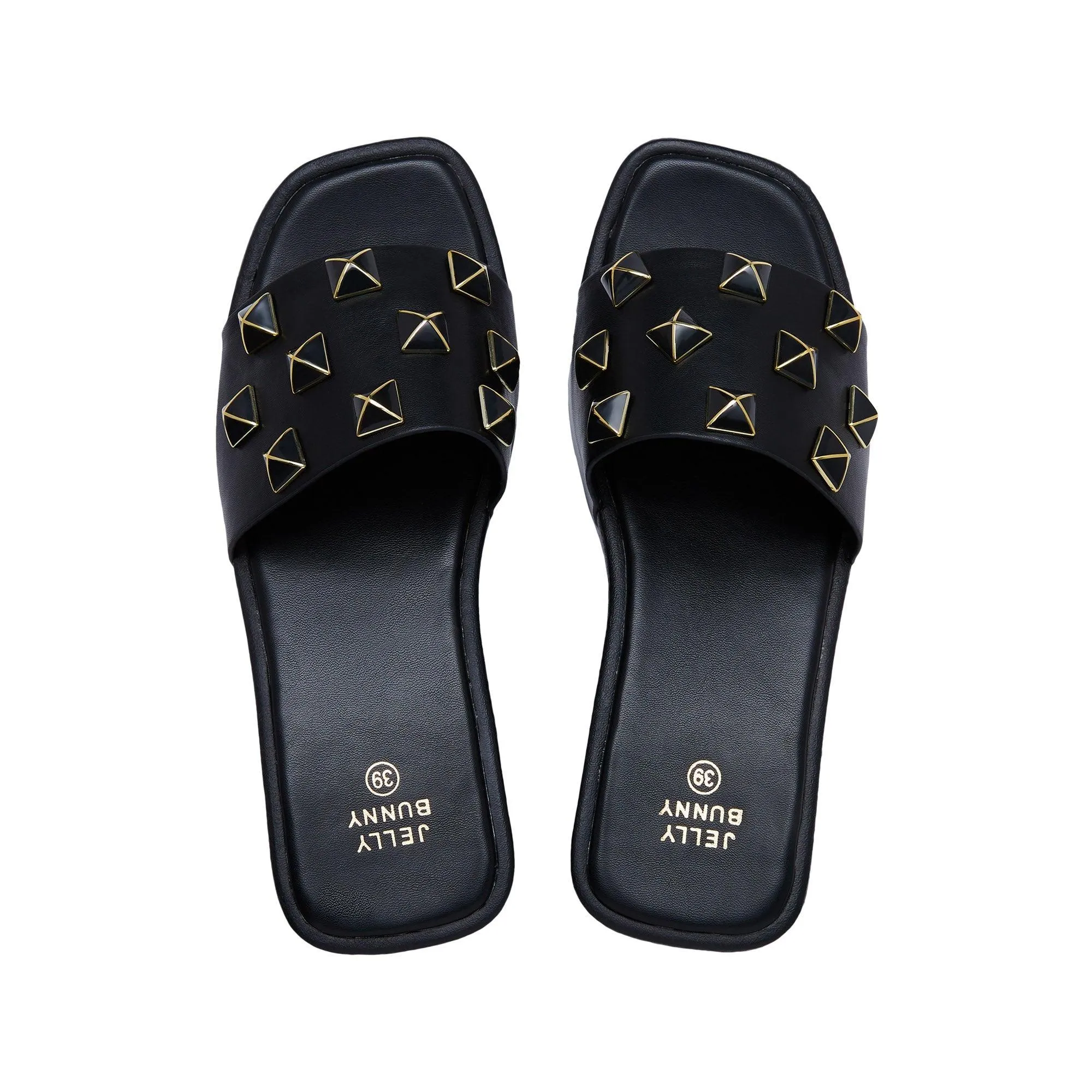 Irvine Slip-On Sandals Black