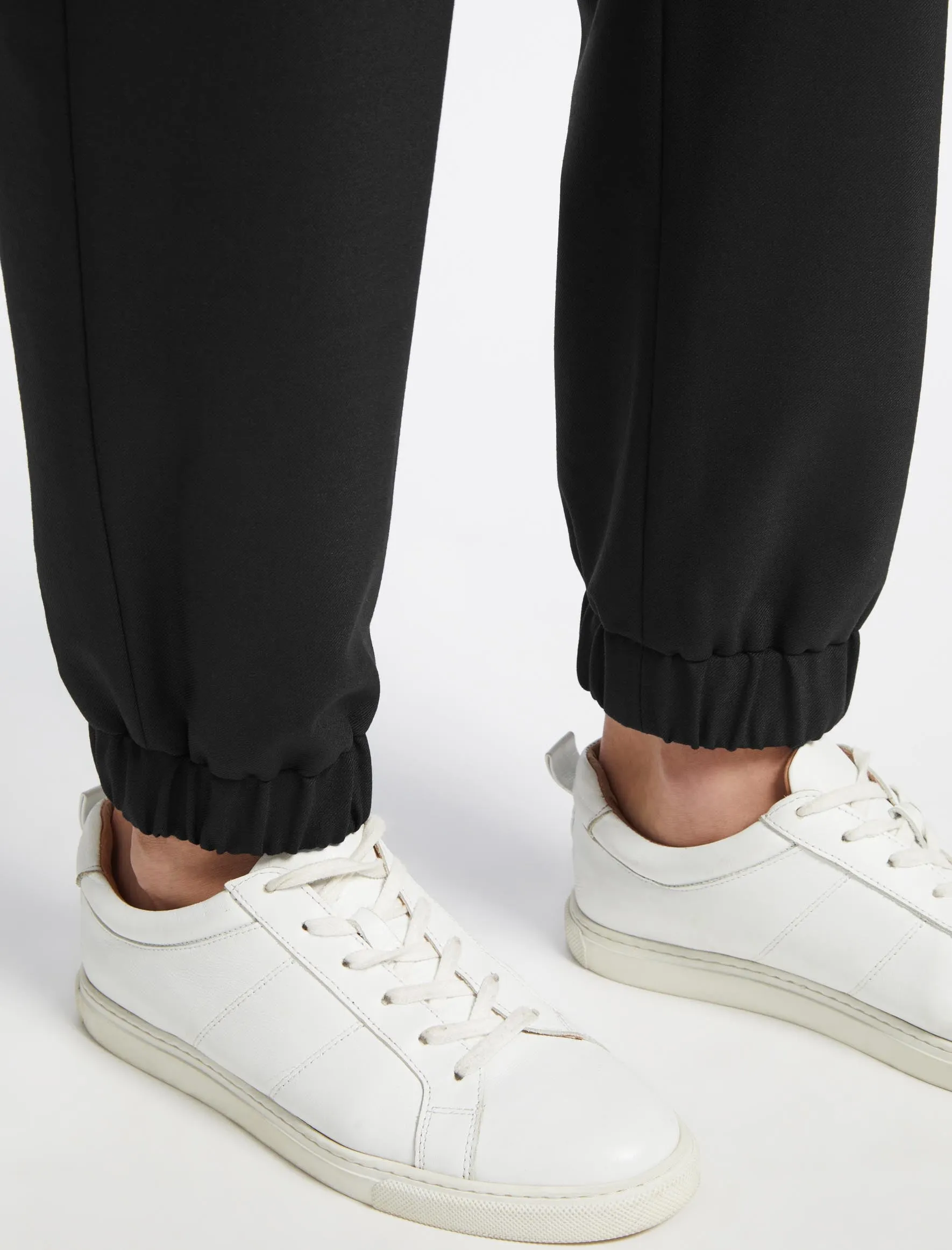 Jason New Wool Jogger - Black