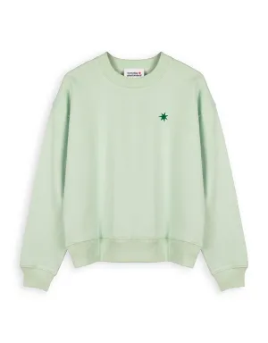 Mint Green Star Organic Cotton Jumper