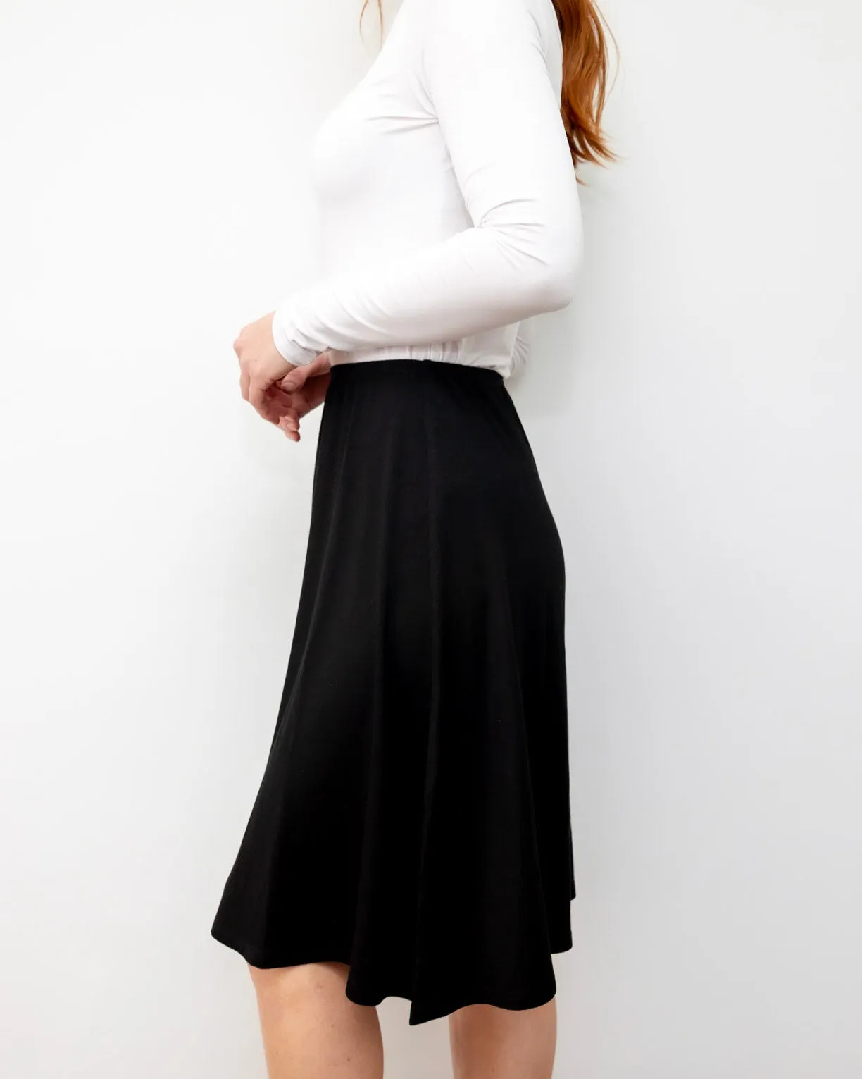 MM SWAY SKIRT - BLACK.