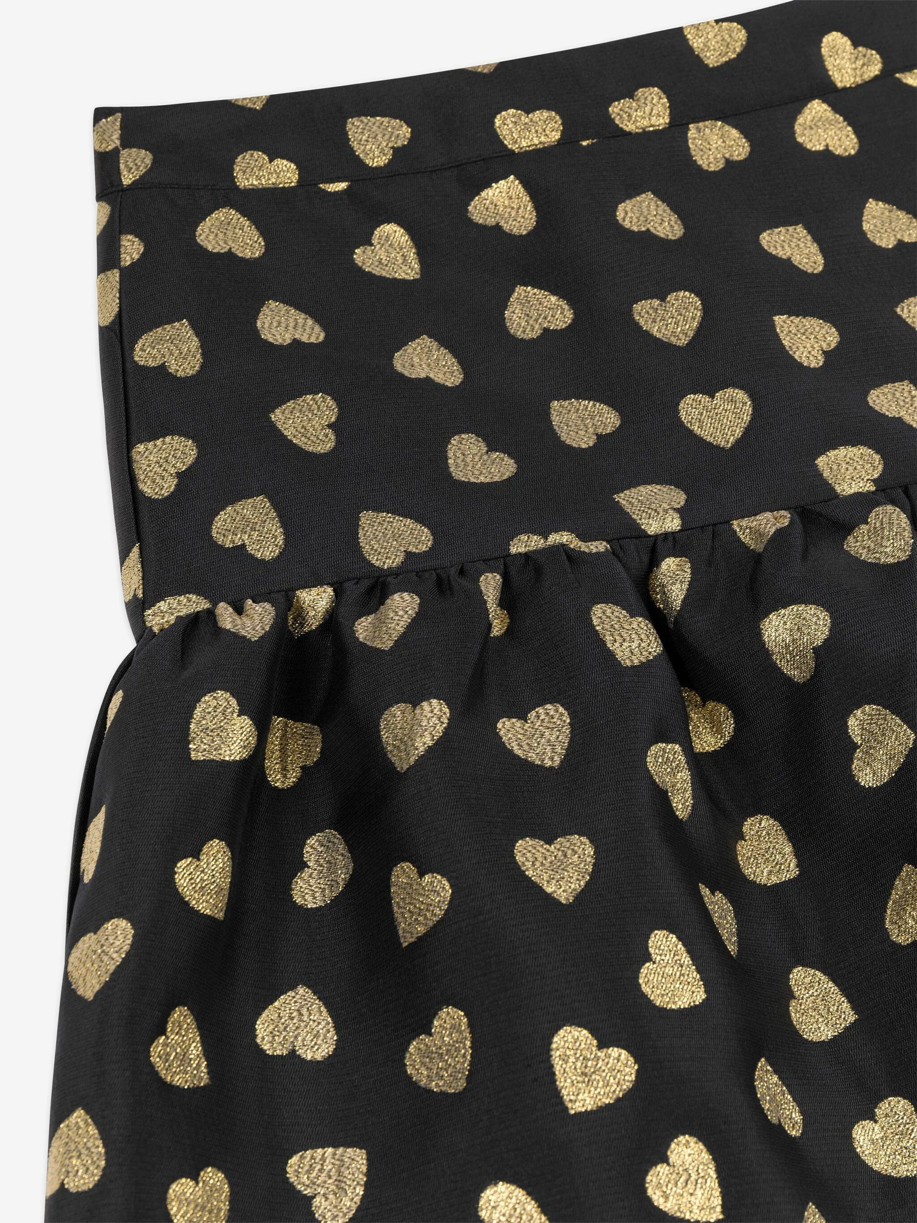 Moschino Girls Hearts Skirt in Black