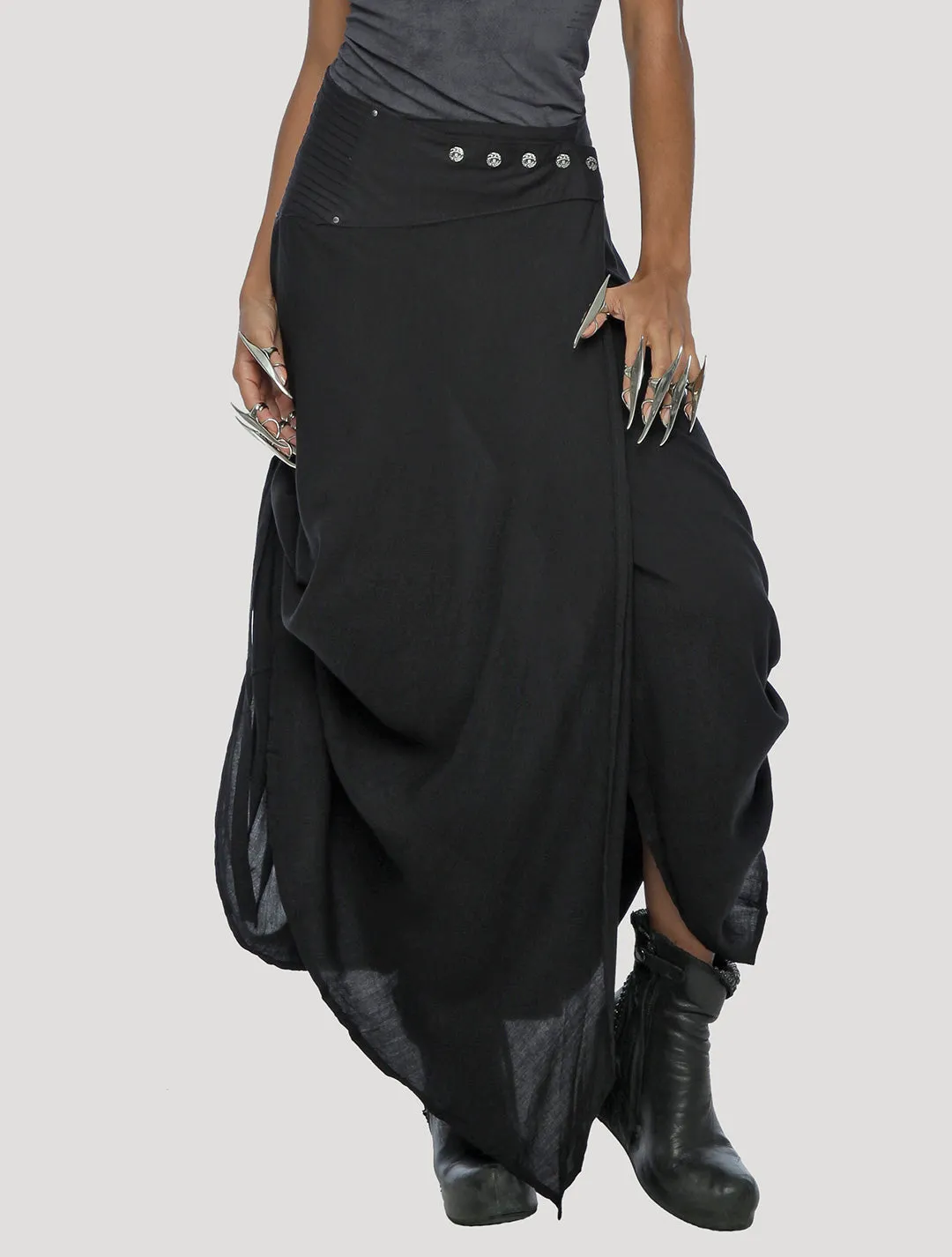 Nana Wrap Long Skirt