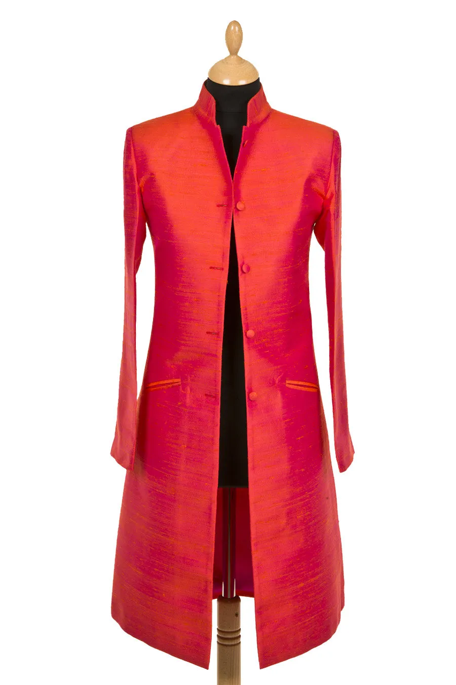 Nehru Coat in Flame