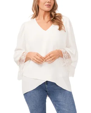 Nora Ruffle Sleeve Blouse | 103-NEW IVORY