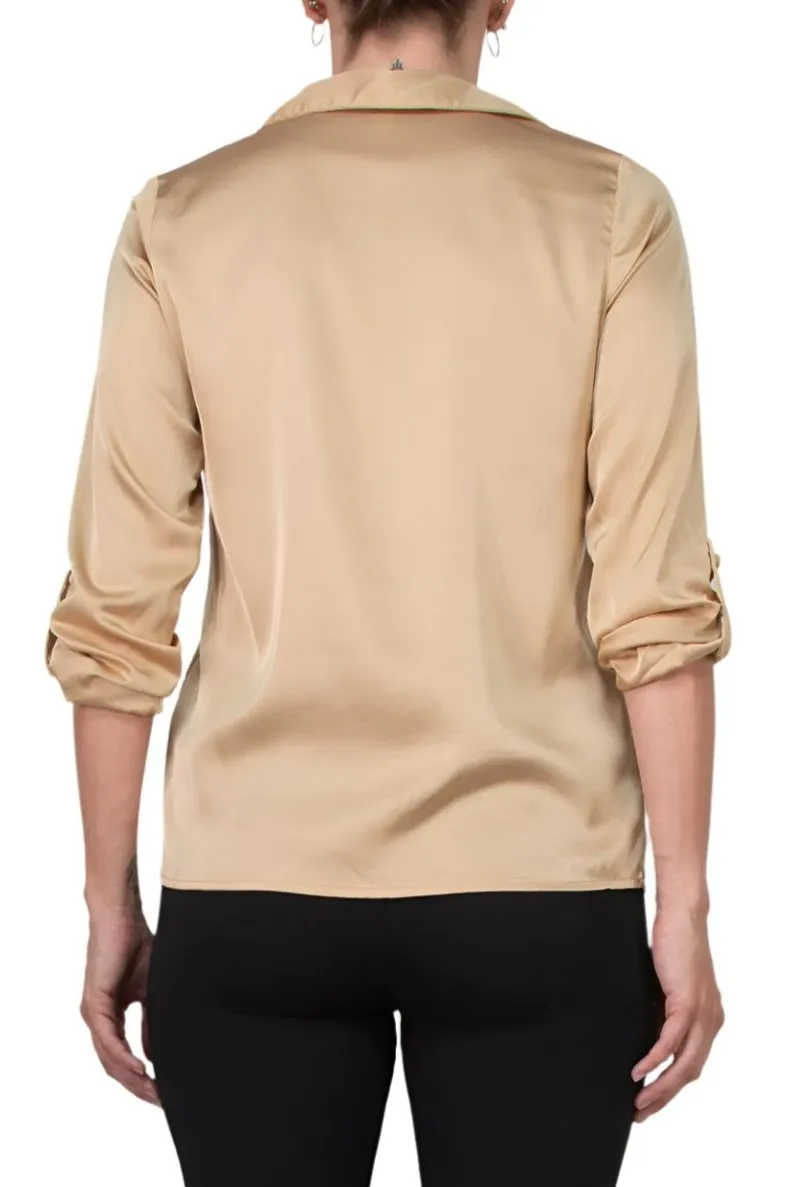 Notations Satin Blouse