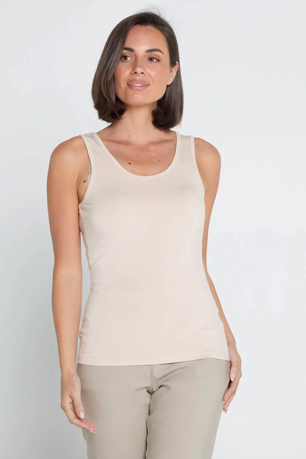 Pamela Essential Modal Cami - Cream