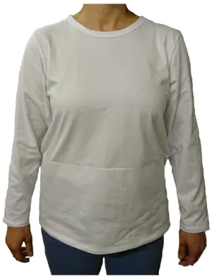 R155 Long Sleeve Loose T-shirt With Poppers (Adults)