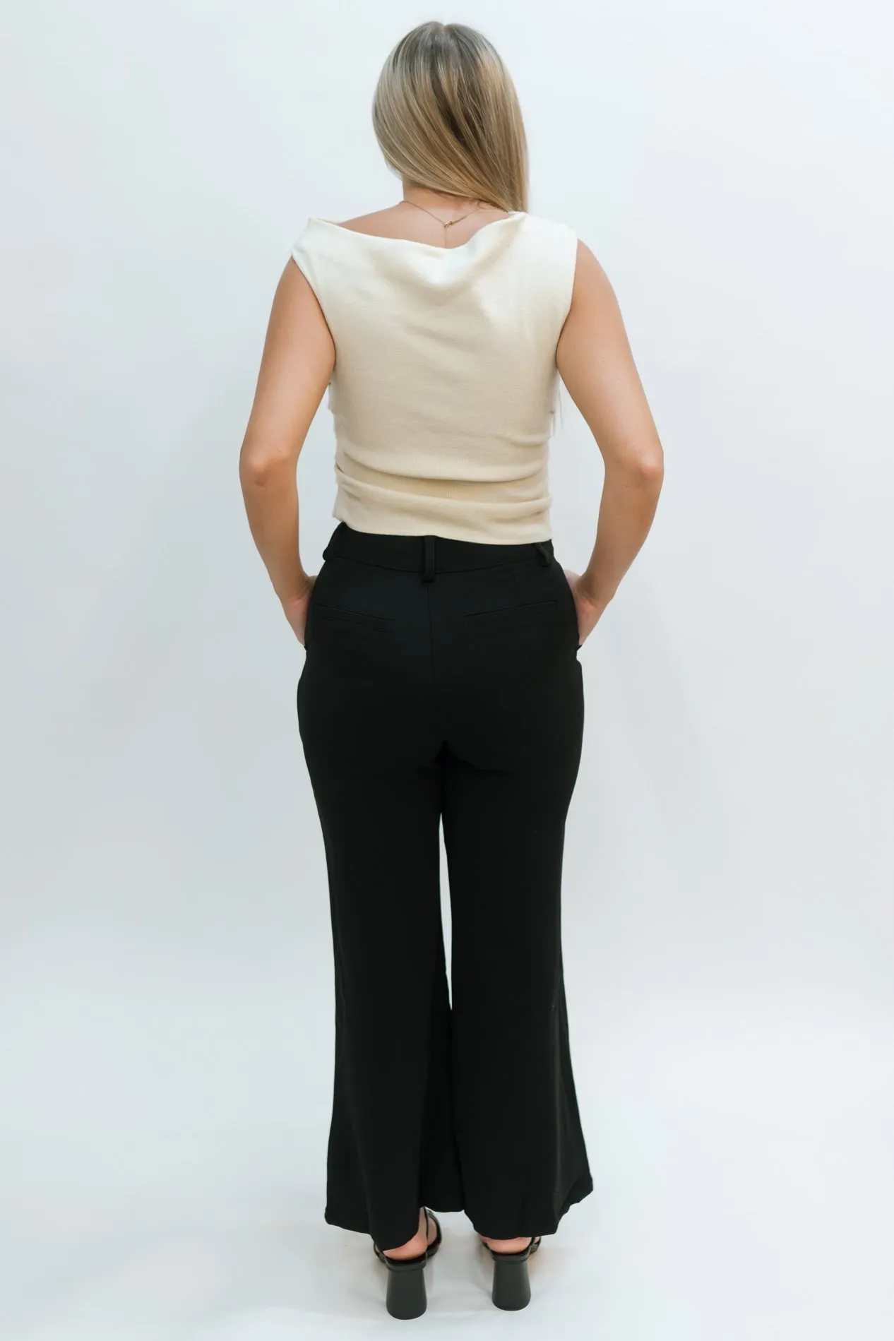 Ruth Asymmetrical Top - Cream