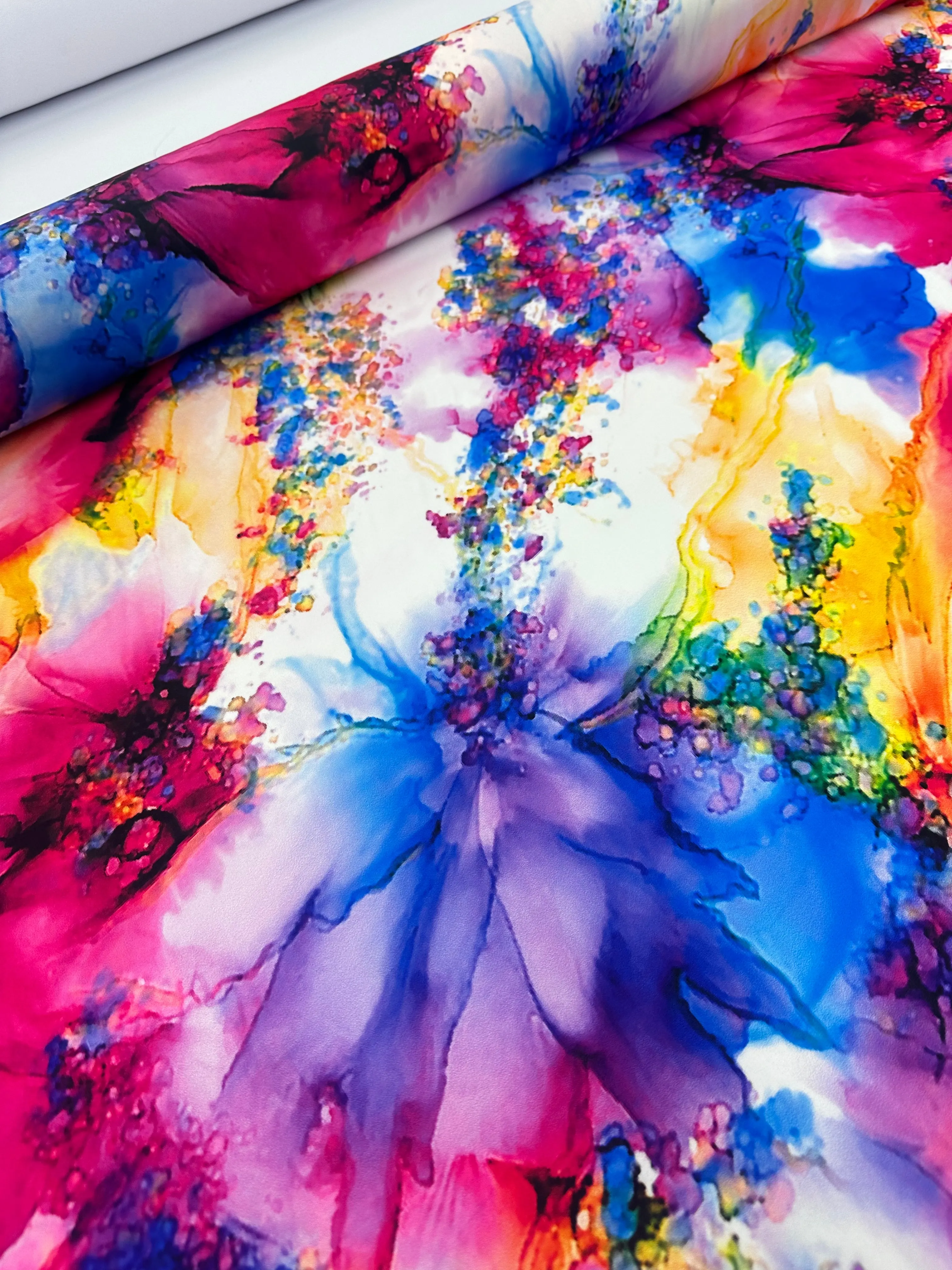 Satin Prints  - Summer Floral