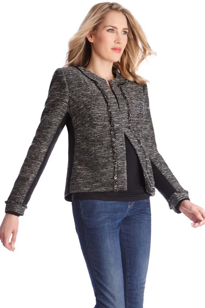 Seraphine Francoise Tweed Maternity Jacket