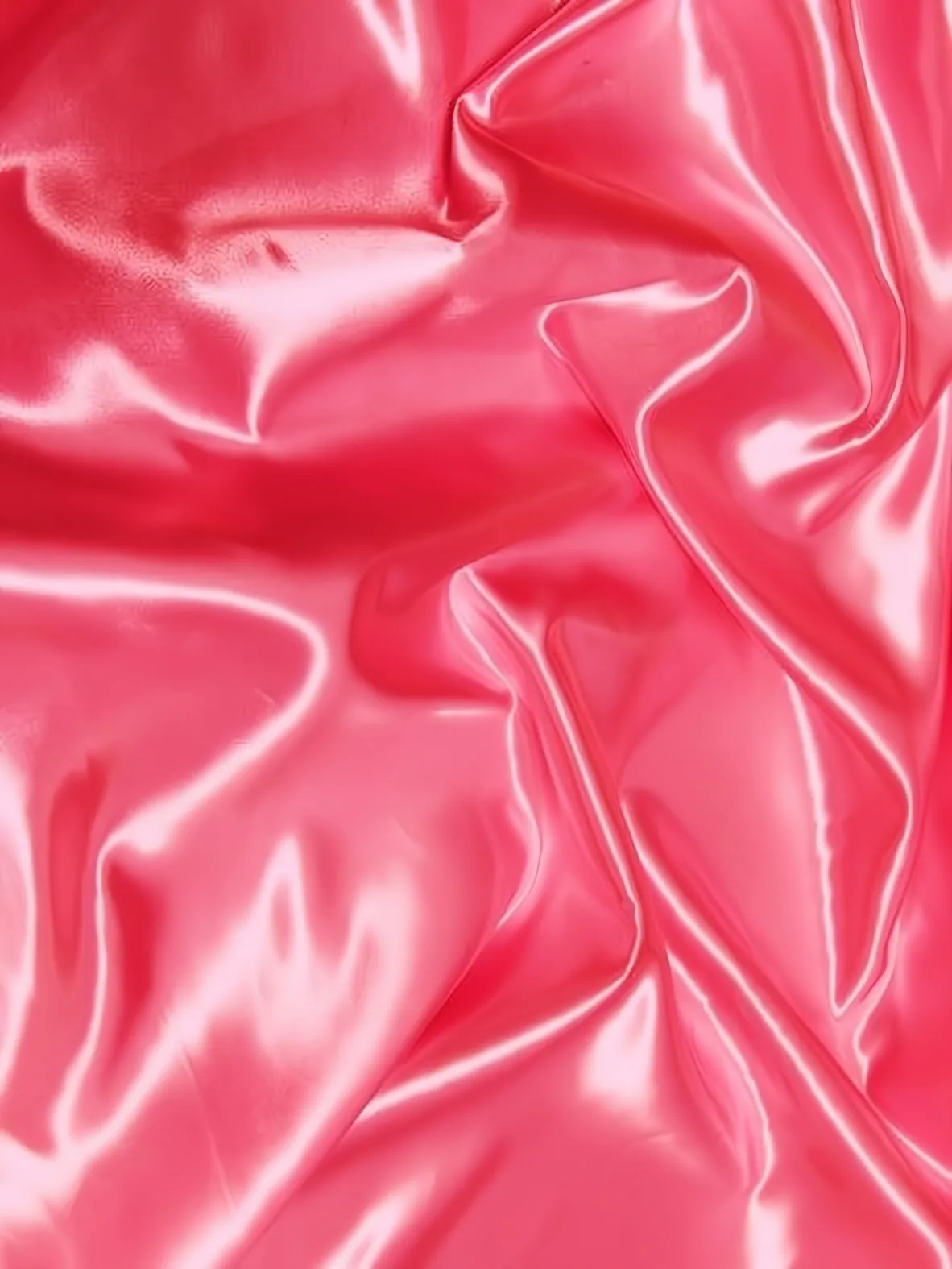 Solid Shiny Bridal Satin Fabric / Bubble Gum / Sold By The Yard