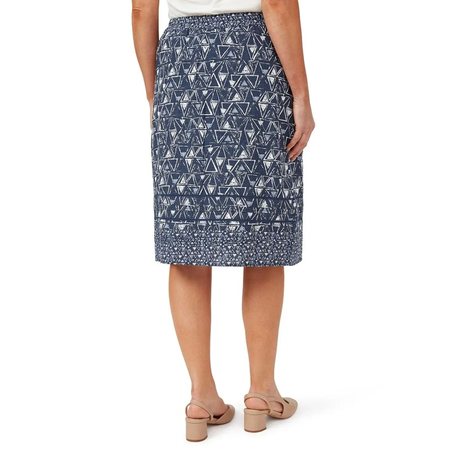 TIGI 14/16 Lattice Trim Print Skirt