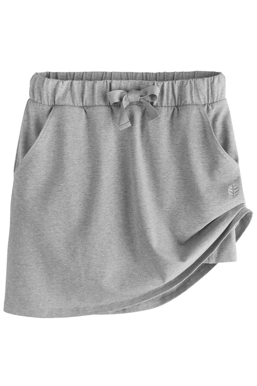 Women's Plaka Knit Skort | Grey Heather