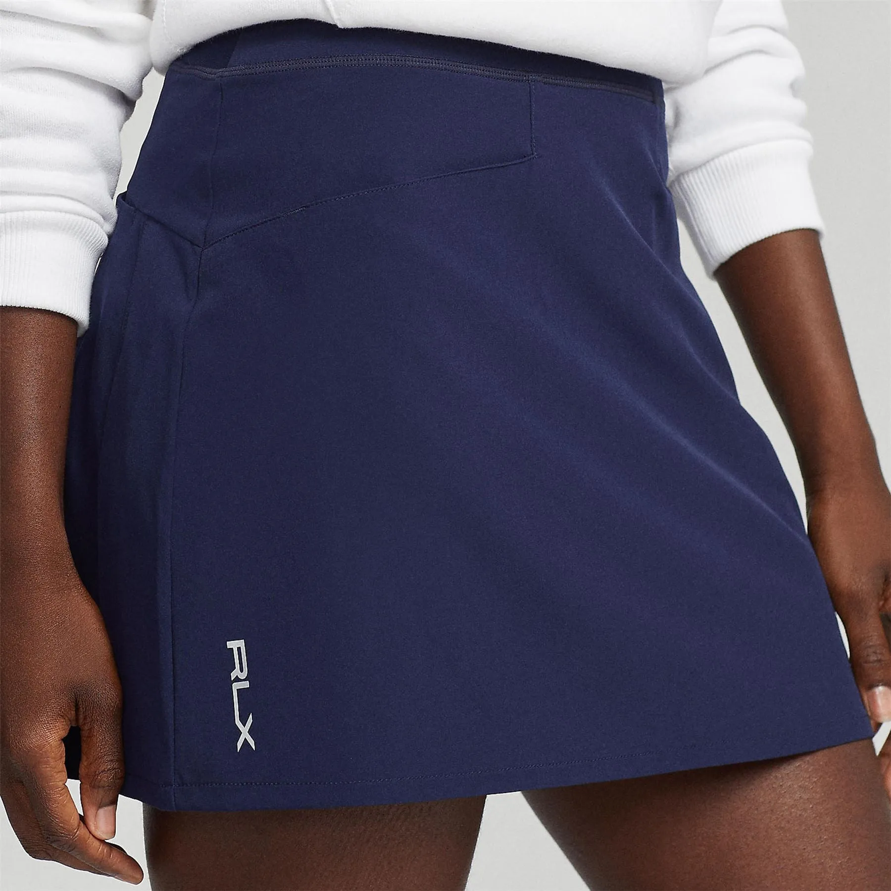 Womens Pleated Aim Skort 15 Inch Refined Navy - SS24