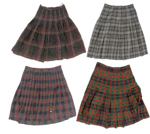 Y2K Chic: Vintage Tartan Skirt Collection 🌟✨ (S-351)